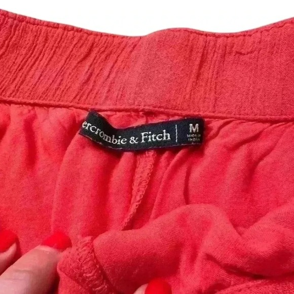 Abercrombie & Fitch Women's Wide-Leg Ankle Pants pink Size‎ M Casual - Picture 3 of 6
